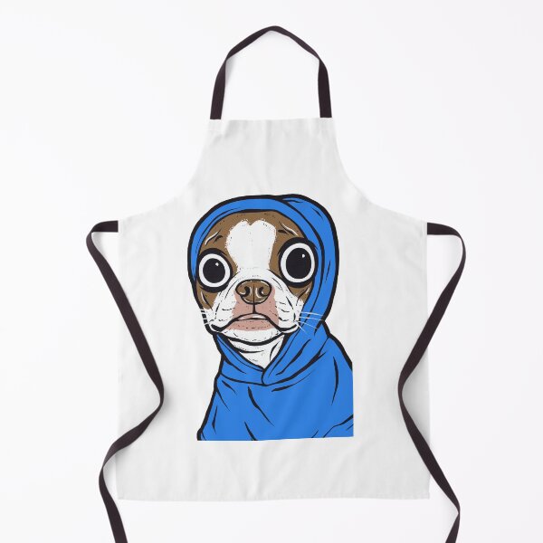 Item preview, Blue and Brown Boston Terrier Hoodie designed and sold by turddemon.