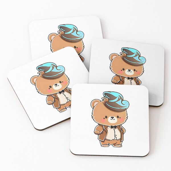 Item preview, Little bear wearing a suit designed and sold by IKrakenArts.