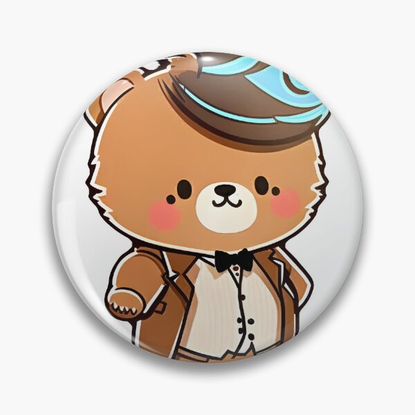 Item preview, Little bear wearing a suit designed and sold by IKrakenArts.