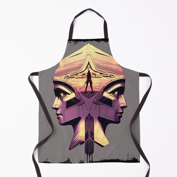 Item preview, Hathor, the Cyberpunk Egyptian Deity: Futuristic Sticker Design designed and sold by Mytho Merch.