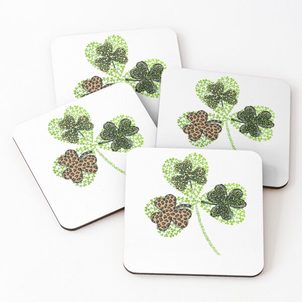 Item preview, Three Leopard And Plaid Shamrocks St Patricks Day Women Girl designed and sold by california87.