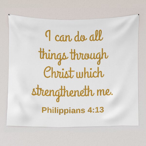 Item preview, Philippians 4:13 designed and sold by Gentle40Winks.