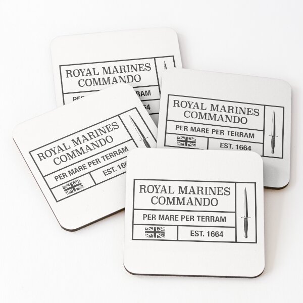 Item preview, Royal Marines Commando Moto Per Mare Per Terram designed and sold by ForcesMerch.