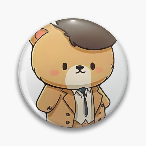 Item preview, Kawaii Little bear wearing a suit designed and sold by IKrakenArts.