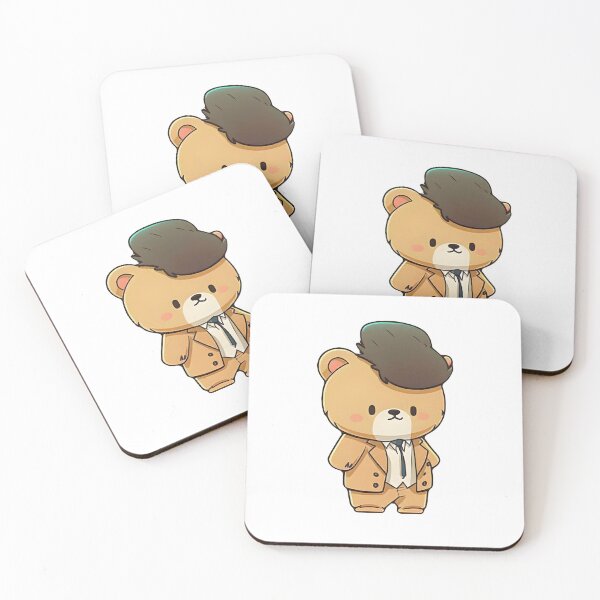 Item preview, Kawaii Little bear wearing a suit designed and sold by IKrakenArts.