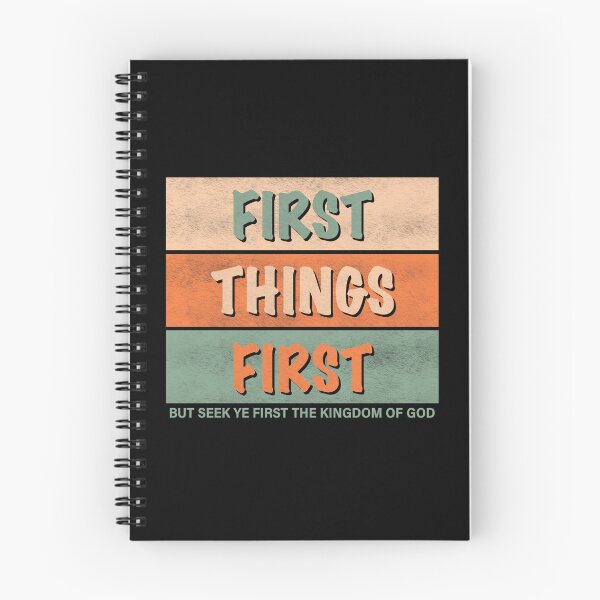 Item preview, First Things First designed and sold by SweetCreekFaith.
