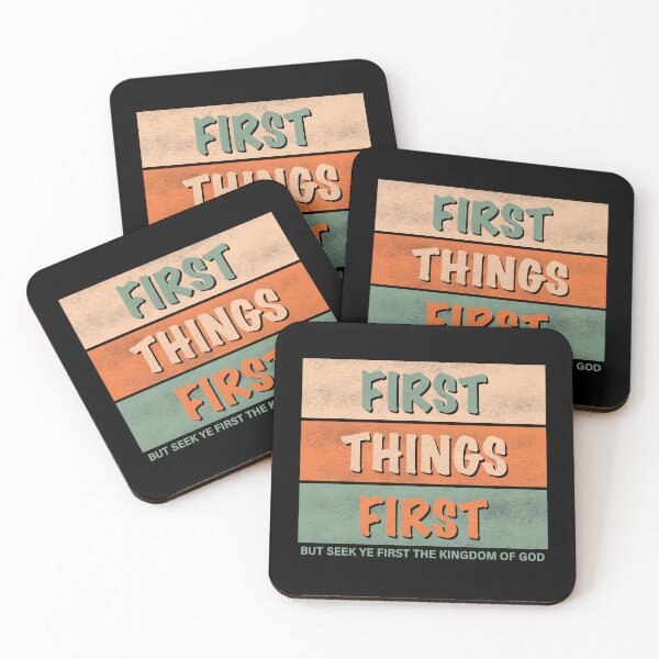 Item preview, First Things First designed and sold by SweetCreekFaith.