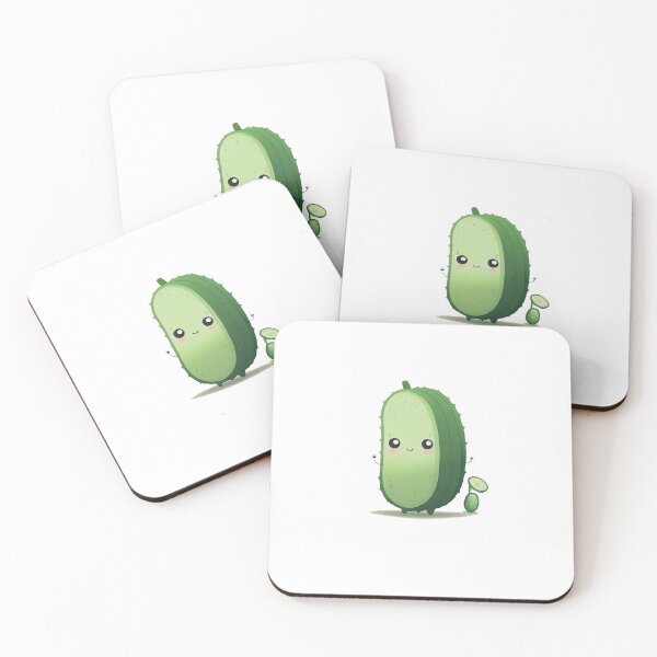 Item preview, kawaii cute chibi cucumber designed and sold by ChibiInstant.