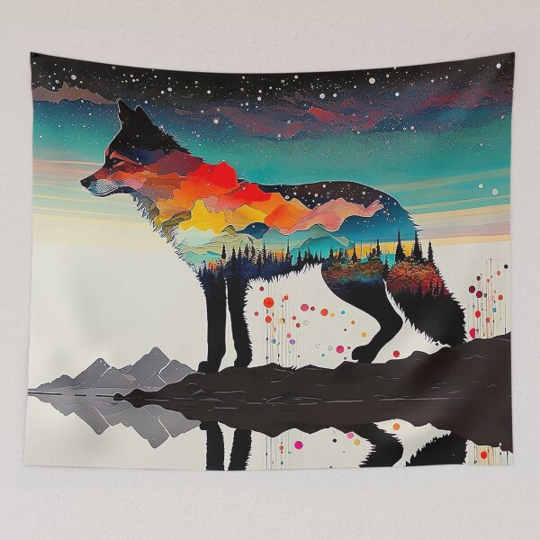 Item preview, Beautiful Fox Illustration designed and sold by MuaveMotifs.