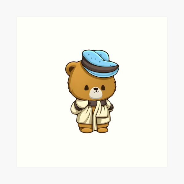Anime Bear Art Prints for Sale | Redbubble