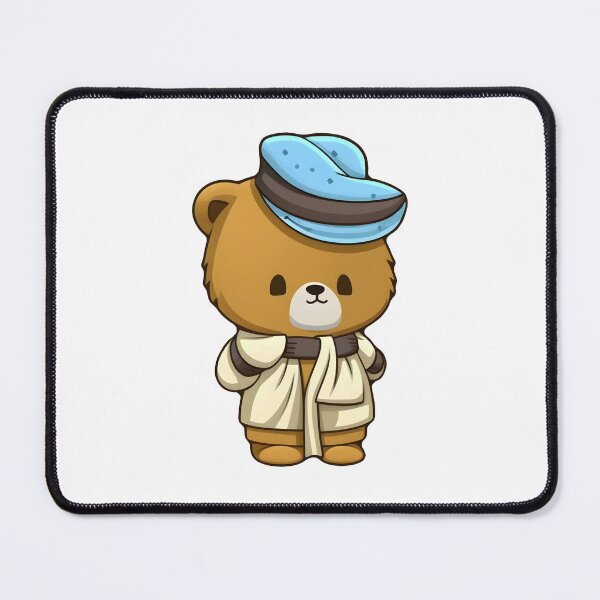 Item preview, Kawaii Little bear wearing a dress designed and sold by IKrakenArts.