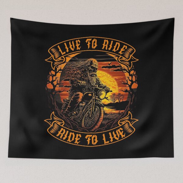 Item preview, Live To Ride, Ride To Live Biker designed and sold by druckfun.