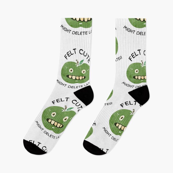 Item preview, Felt Cute Might Delete Later Green Apple designed and sold by mkzmerch.