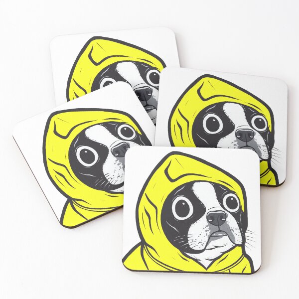 Item preview, Yellow Boston Terrier Hoody designed and sold by turddemon.