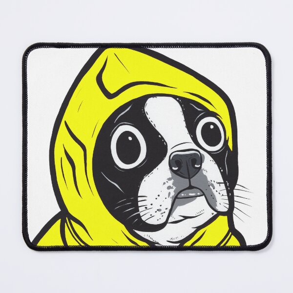 Item preview, Yellow Boston Terrier Hoody designed and sold by turddemon.