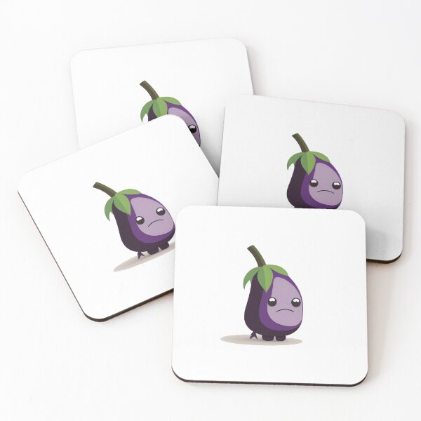 Item preview, Eggplant kawaii cute chibi designed and sold by ChibiInstant.