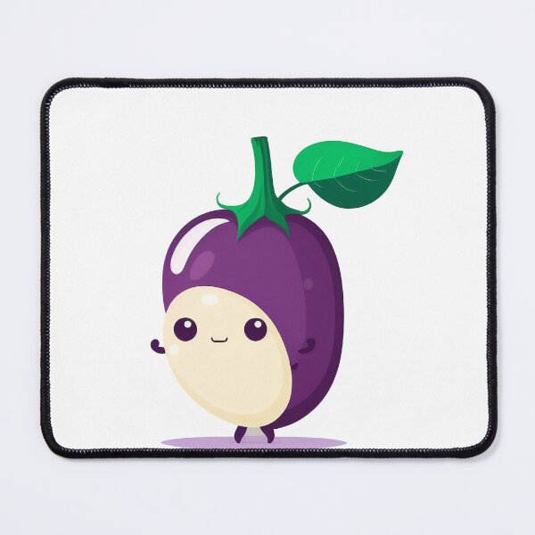 Item preview, Eggplant kawaii cute chibi designed and sold by ChibiInstant.