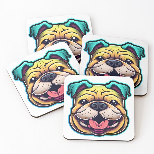 Item preview, Happy Bulldog Face Expression designed and sold by CrosstheWorlds.