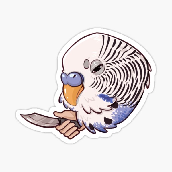 Parakeet Stickers Budgie Stickers Bird Stickers Cute Stickers Kawaii  Stickers Laptop Decals Fat Bird Stickers Birb Stickers -  Norway