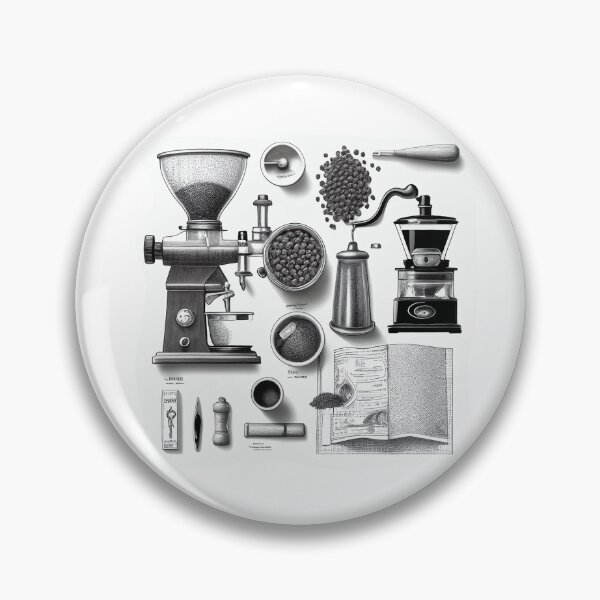 Item preview, Coffee Tools Knolling designed and sold by NiceGoodBetter.