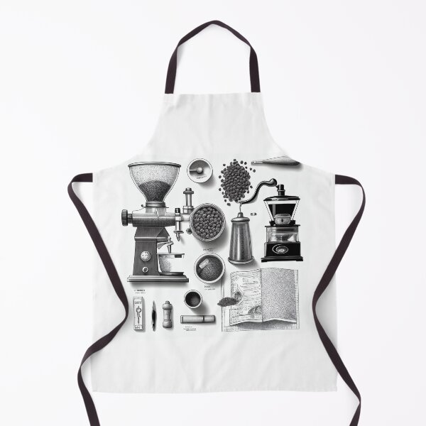 Item preview, Coffee Tools Knolling designed and sold by NiceGoodBetter.