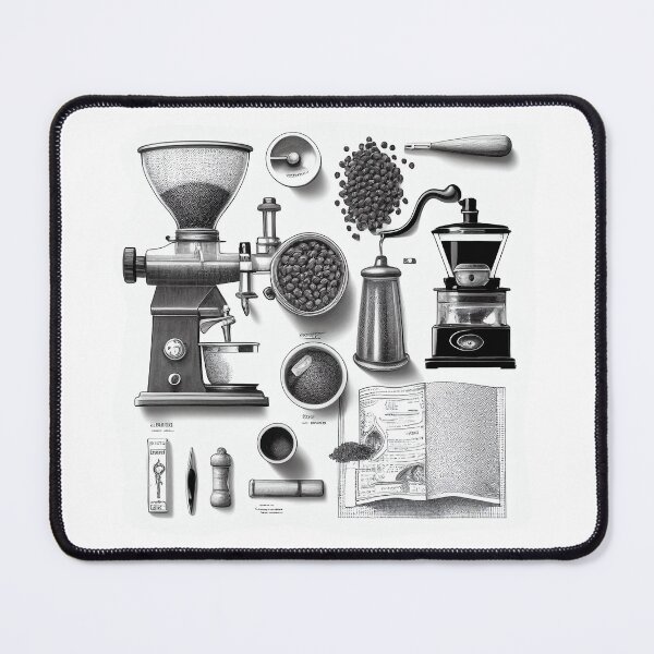 Item preview, Coffee Tools Knolling designed and sold by NiceGoodBetter.