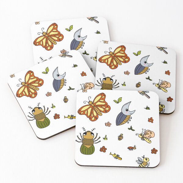 Item preview, Fun insect illustration, drawing - butterflies and other insects  designed and sold by Sintija Valucka.