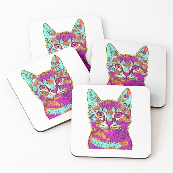 Item preview, PSYCHEDELIC KITTEN designed and sold by Angelica Maria  Franco Cano.
