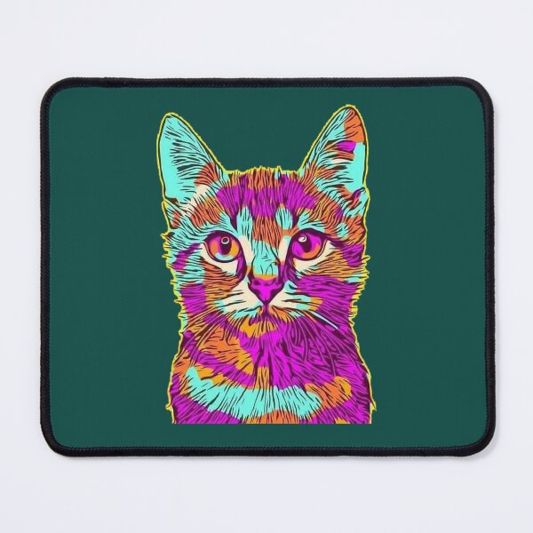 Item preview, PSYCHEDELIC KITTEN designed and sold by Angelica Maria  Franco Cano.