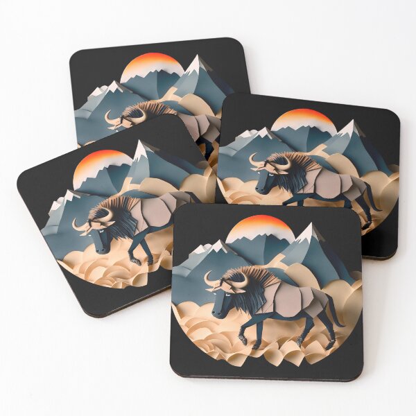 Item preview, Paper wildebeest designed and sold by siren-of-melet.