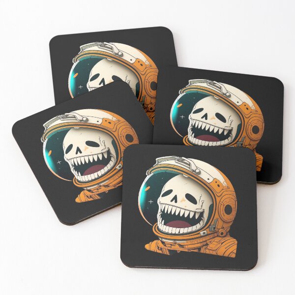 Item preview, Laughing Skull Astronaut #3 designed and sold by Artistic Pandas.