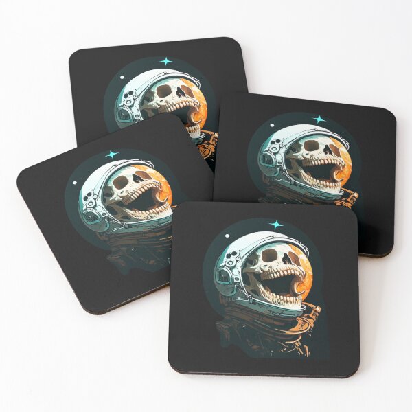 Aperçu de l'œuvre Laughing Skull Astronaut #5 créée et vendue par Artistic Pandas.