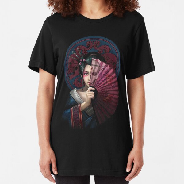 Geisha Warrior Slim Fit T-Shirt