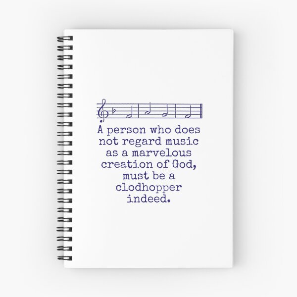 Item preview, A Person Who Does Not Regard Music - Music Quote  designed and sold by CrankyOldDude.