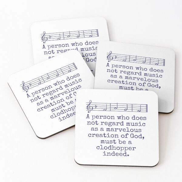 Item preview, A Person Who Does Not Regard Music - Music Quote  designed and sold by CrankyOldDude.