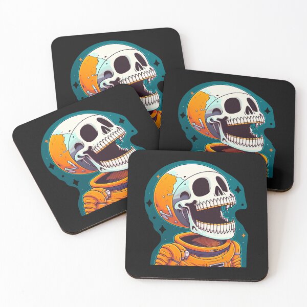 Item preview, Laughing Skull Astronaut #8 designed and sold by Artistic Pandas.