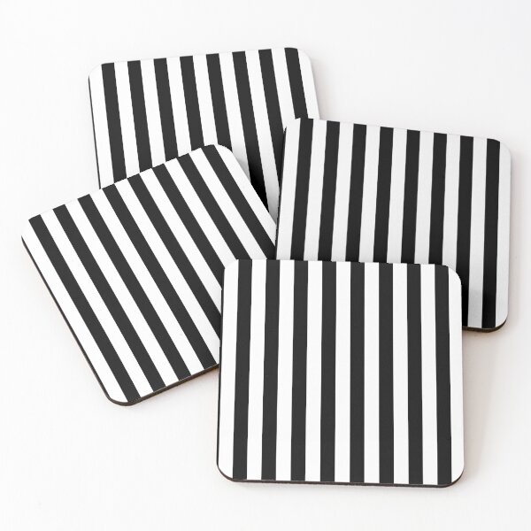 Item preview, Black and White Vertical Stripes Seamless Surface Pattern designed and sold by PBJArt.