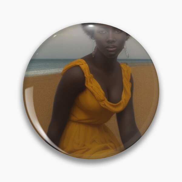 Item preview, Beautiful African woman on the beach designed and sold by Bernsteinhaus.