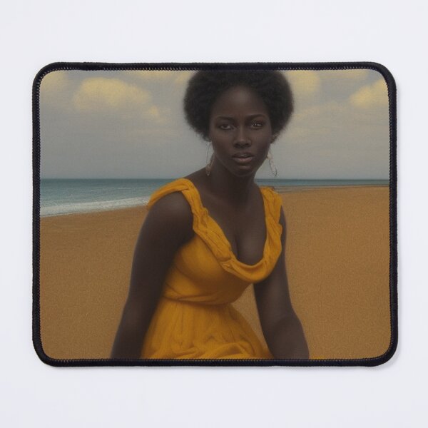 Item preview, Beautiful African woman on the beach designed and sold by Bernsteinhaus.