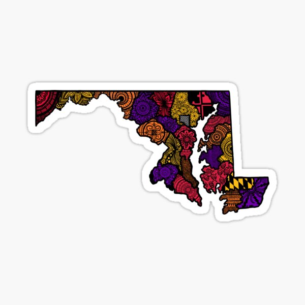 Item preview, Copy of State of Maryland  designed and sold by AllHailArt.