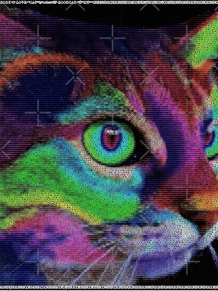 ASCii ART COLOR CAT ™ by ROOTCAT by Grimm-Land