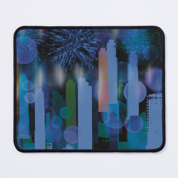 Item preview, City lights blue designed and sold by chuckletuckle.