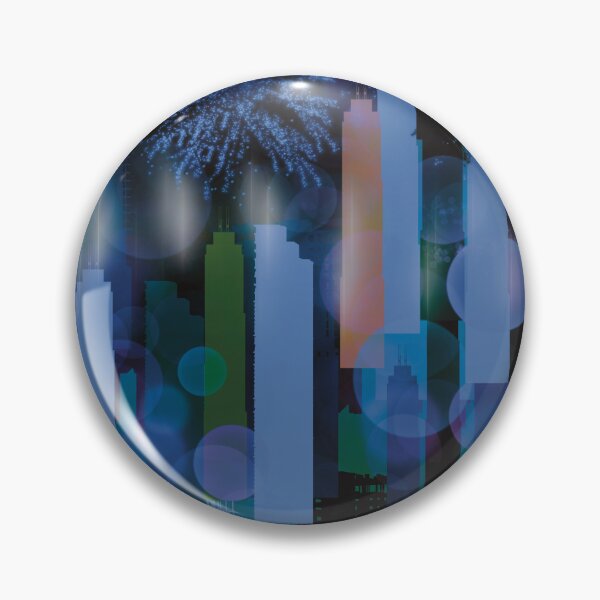 Item preview, City lights blue designed and sold by chuckletuckle.