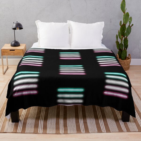 Item preview, Minimalist Neon Abrosexual Pride Flag designed and sold by O1RSH.