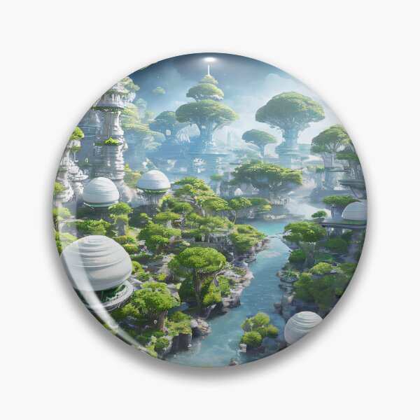 Artikelvorschau, The Bright and Vibrant Future of Space Colonies: Clean White Structures entworfen und verkauft von D3monic.