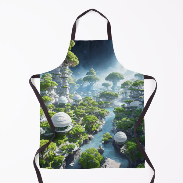 Item preview, The Bright and Vibrant Future of Space Colonies: Clean White Structures designed and sold by D3monic.