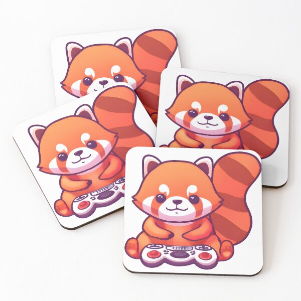 Artikelvorschau, Cute Gaming Red Panda  entworfen und verkauft von Gabriel Cabrera.