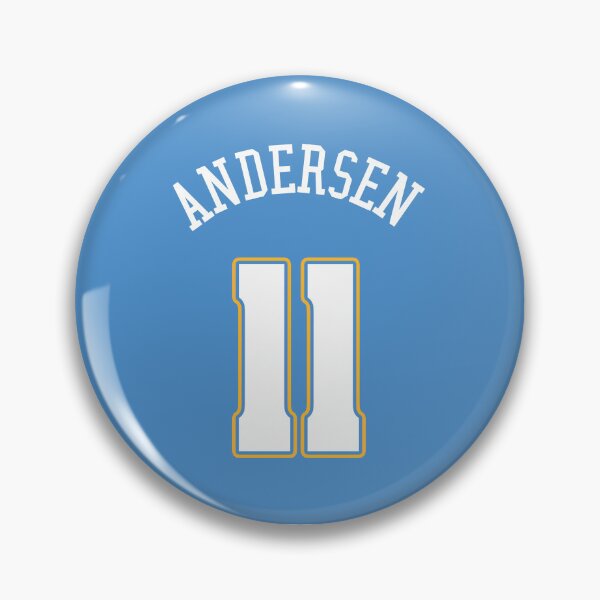 Artikelvorschau, Chris Andersen - Denver Nuggets entworfen und verkauft von On Target Sports.