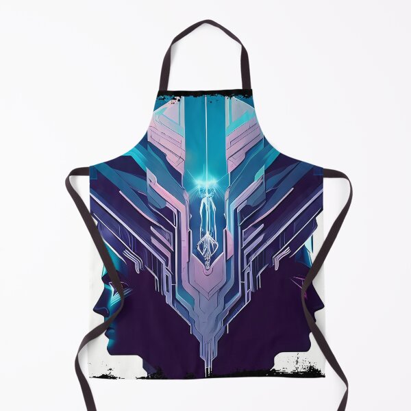 Item preview, Hathor, the Cyberpunk Egyptian Deity: Futuristic Sticker Design designed and sold by Mytho Merch.