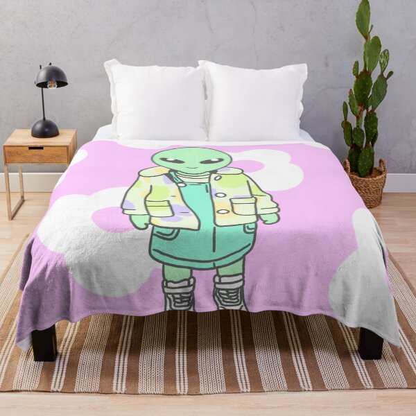 Item preview, Groovy Alien in a Cool Outfit and Positive Message designed and sold by lauraginger.